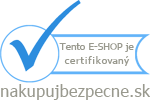 Tento e-shop je certifikovaný.